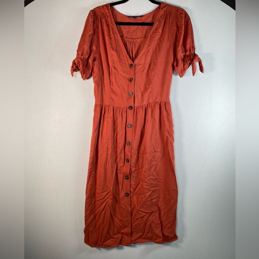 Short Sleeve Button Dress